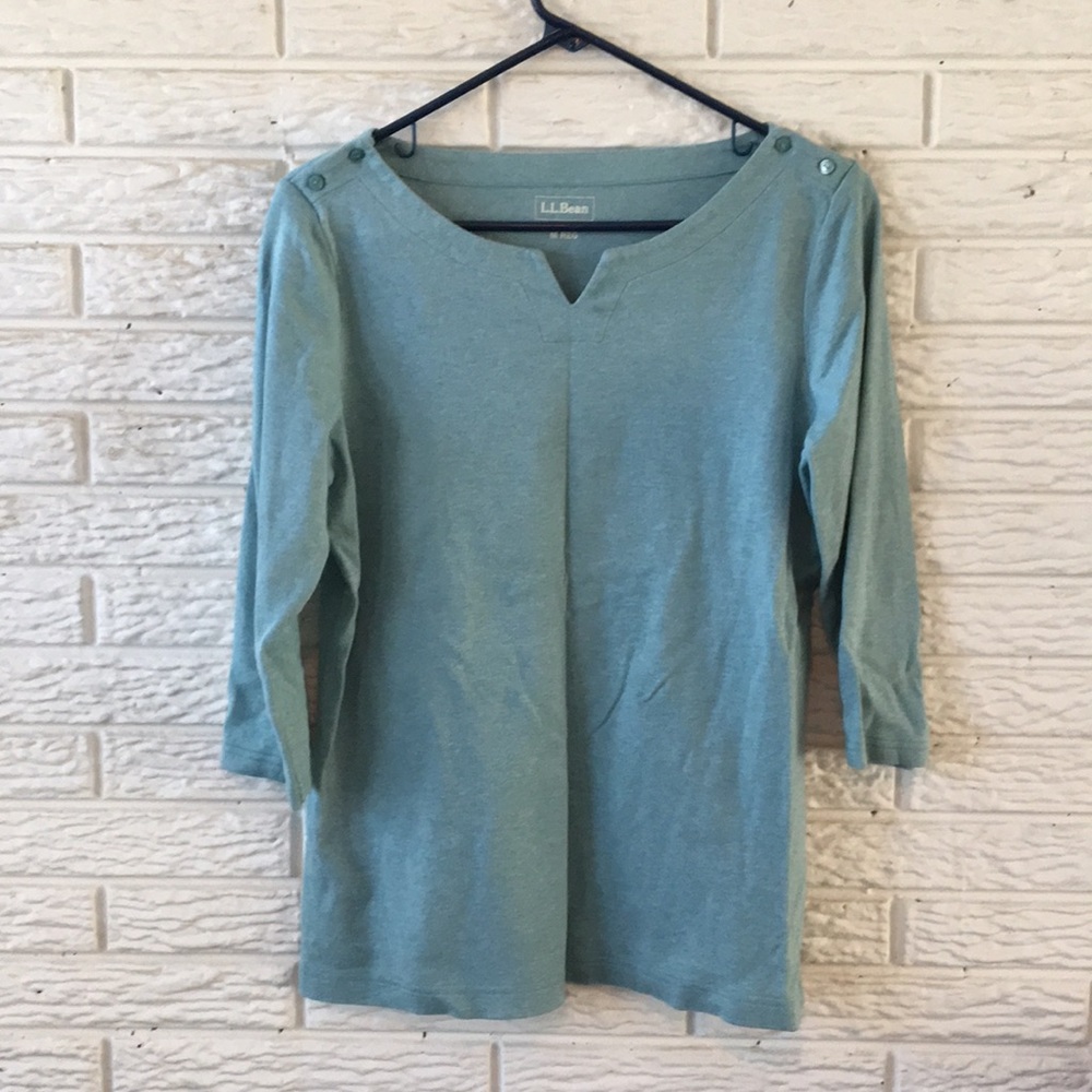 LL bean 3/4 sleeve shirt